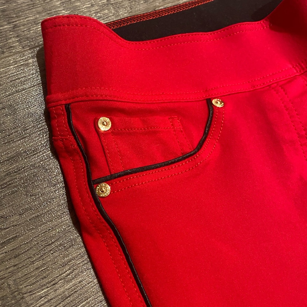 Red Nygard slims jeggings size small 6-8 - Picture 4 of 9